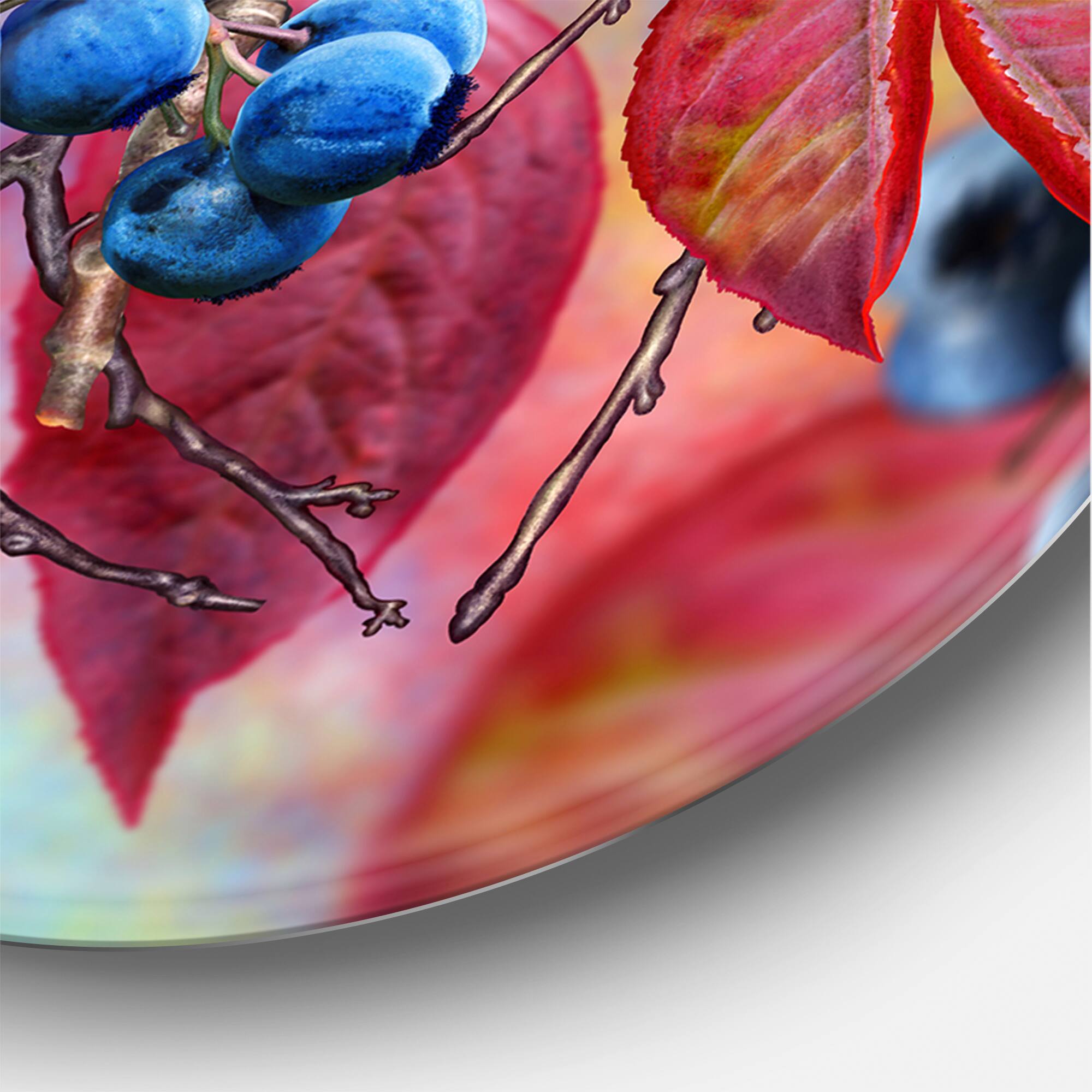 Designart - Bright Bird Bullfinch Sitting On A Branch II